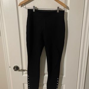 Zara black pearl like leggings
